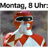 Power Rangers Red Ranger Montag 8 Uhr