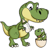 Dinosaurier Milch Baby Dino Dinos Geschwister
