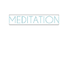 Meditation lettering