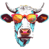 Mima la vache à lunettes