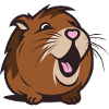 Cheerful Capybara / Guinea Pig / Hamster – Heart
