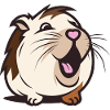 Cheerful Guinea Pig / Hamster – Heart Nose