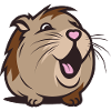 Cheerful Guinea Pig / Hamster – Heart Nose
