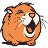 Cheerful Capybara / Guinea Pig / Hamster – Heart