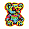 Horror skræmmende bjørn Halloween Freddy Bear