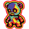 Horror Scary Bear Halloween Jigsaw Bear