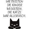 Katze war allergisch