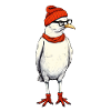 Hipster Seagull