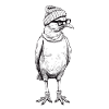 Hipster Seagull