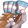 PillowG1rl Emote mit Transflagge