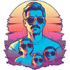 Cool Dad with kids