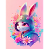 Rabbit in Digital Style