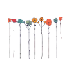 Elegante botanische Linienkunst