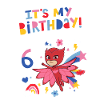 PJ Masks Dessin D'anniversaire 6e Anniversaire
