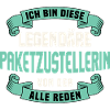 Postbote Postbeamter Briefträger Paketzustellerin