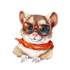 Lilo the spectacled squirrel