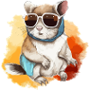 Zik the spectacled squirrel