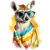 Liko the bespectacled numbat