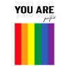 LGBTQ You're perfect design