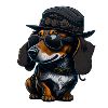 Steampunk Dachshund 01
