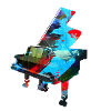 Piano,Graffiti,Painting,Grand Piano,Piano