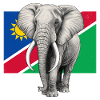 Elephant flag of Namibia