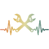Heartbeat Mechanic Tool ECG Pulse