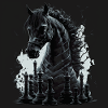 Cheval d’échecs chevalier