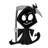 Faucheuse avec faux - Halloween