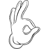 Hand ok okay
