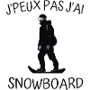 J'peux pas j'ai snowboard
