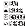 Eat Sleep Cycle Repeat