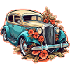 Floral car