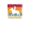 Pferde Reiten Retro