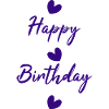 HAPPY BIRTHDAY. HAPPY BIRTHDAY. ANNIVERSARY.