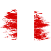 Peru flag used