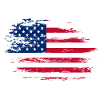 USA flag used