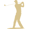 Golfer Tee Silhouette - Men's Design