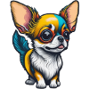 Chihuahua Rainbow