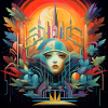 Lineal Design Jungle Warrior Neon