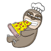 Gourmet Sloth Pizza