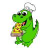 Gourmet Dino Pizza