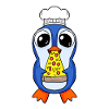 Gourmet Penguin Pizza