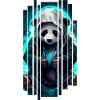 Sweet animals, cyber panda