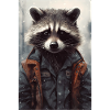 Waschbär Animal