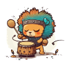 Lion Drummer