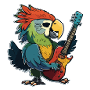 Guitar Parrot