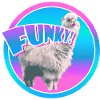 Funky Lama Pink Miami Style
