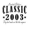 2003 - Gift born 2003