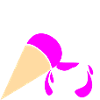 Totenkopf mit Eis